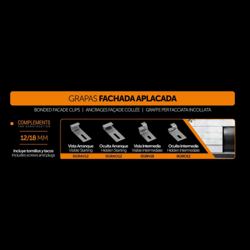 GRAPAS FACHADA APLACADA