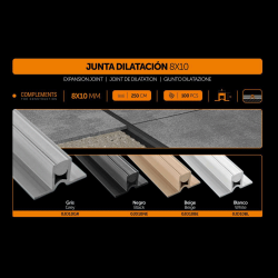 JUNTA DILATACIÓN 8X10 MM