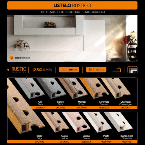 LISTELO RÚSTICO
