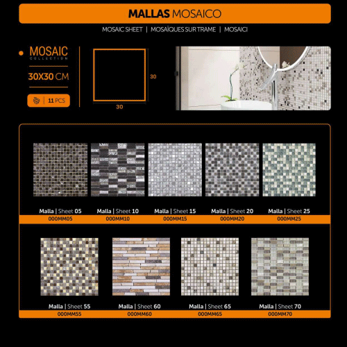 MALLAS MOSAICOS