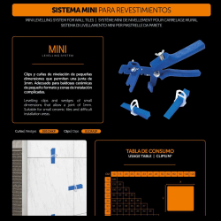 SISTEMA MINI PARA REVESTIMIENTOS