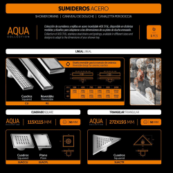 SUMIDEROS ACERO
