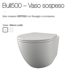 BULL 500 Wc Sospeso Vertigo