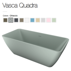 QUADRA Vasca da bagno in Livin-Stone